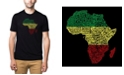 LA Pop Art Men's Premium Word Art T-shirt - Countries in Africa